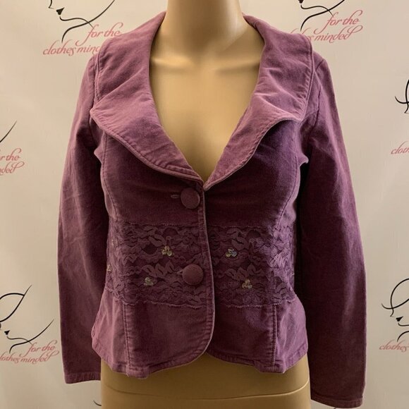 That's So Raven. Girls Sz 14. Cotton Velveteen Long Sleeve Button Up Jacket. B71 - Picture 1 of 4
